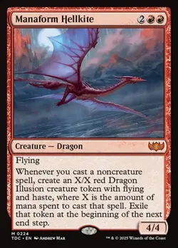 Manaform Hellkite TDC NM MTG - Image 1