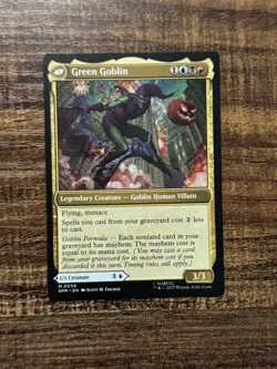 MTG Norman Osborn /Green Goblin. NM Duel Sided - Image 2