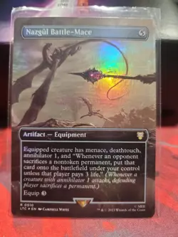 Nazgul Battle-Mace (Borderless) Foil Commander: the Lord of the Rings - Image 1