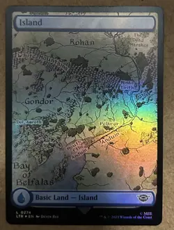 Foil* Island 274 - The Lord of the Rings - Land LTR - NM MTG - Image 1