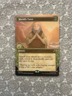 Worldly Tutor - Showcase Avatar the Last Airbender - Eternal Legal Magic mtg NM - Image 1