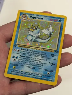 Vaporeon - 12/64 - Pokemon Jungle 1st Edition Holo Rare Card WOTC NM - Image 4
