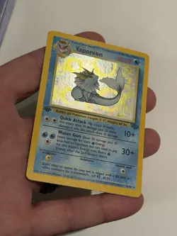 Vaporeon - 12/64 - Pokemon Jungle 1st Edition Holo Rare Card WOTC NM - Image 5