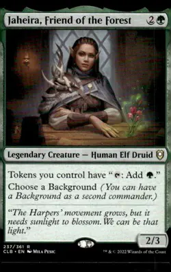 Jaheira, Friend of the Forest R Prerelease Cards 237 NM - Image 1