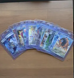 full Art pokemon cards Lot - LP & Better - 14 Total Cards - Image 1