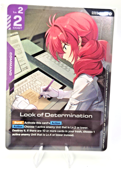 Gundam Card Game Look of Determination GD03-114 2026 Newtype Promo NM - Image 1