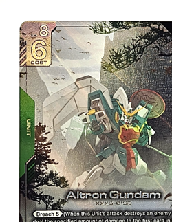 Altron Gundam LR+ Card GD03-018 Gundam Card Game TCG English - Image 4