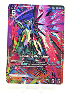 Bandai Destiny Gundam LR+ Phantom Aria Holo G004-050 Gundam Card Game - Image 1