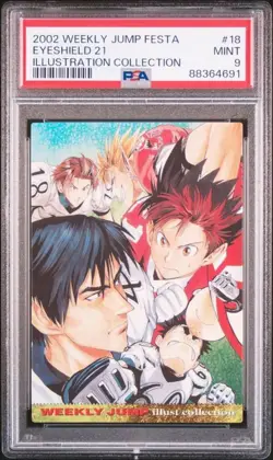[PSA9] ya36 Psa9 No.18 Eyeshield 21 Jump Festa 2003 Illustration Collection Card - Image 1