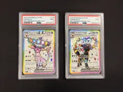 Espeon Ex 175 & Umbreon Ex 176 - SEQUENTIAL GRADED Cards PSA 9 - (2 Card Lot) - Image 1