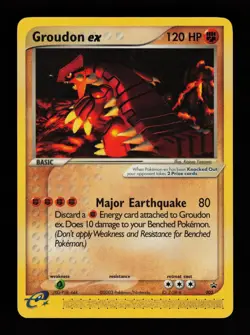 Groudon ex 002 Promo Nintendo Black Star Promos Pokemon Cards - Image 1