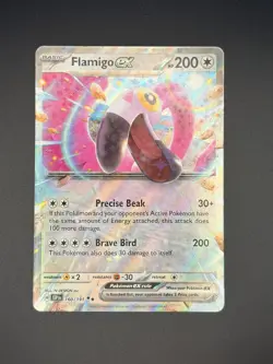 Pokemon TCG Flamingo EX Holo Double Rare Card 160/191 S&V Surging Sparks - Image 1