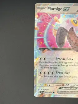 Pokemon TCG Flamingo EX Holo Double Rare Card 160/191 S&V Surging Sparks - Image 5