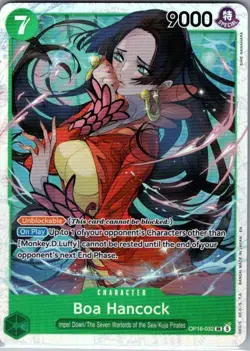 Boa Hancock OP16-032 SR The Time of Battle - One Piece Card - NM - Image 1