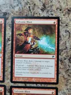 4x Galvanic Blast Scars of Mirrodin MTG Magic The Gathering Card NM Unplayed - Image 3