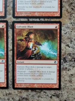 4x Galvanic Blast Scars of Mirrodin MTG Magic The Gathering Card NM Unplayed - Image 4