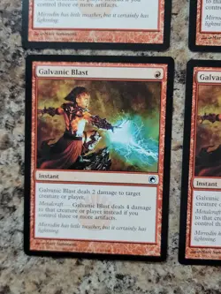 4x Galvanic Blast Scars of Mirrodin MTG Magic The Gathering Card NM Unplayed - Image 5