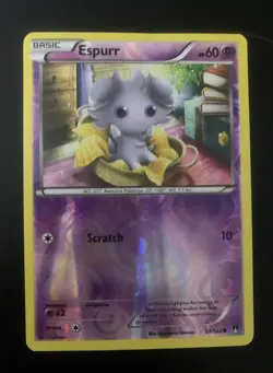 Espurr Reverse Holo 58/122 Pokemon Card XY - Image 3