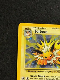Jolteon 4/64 No Symbol Misprint Jungle Set - Holo Pokemon Card - Image 2