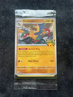 SEALED Pokemon Archeops Promo Card 051/086 Chicago Field Museum Fossil Exhibit - Image 1