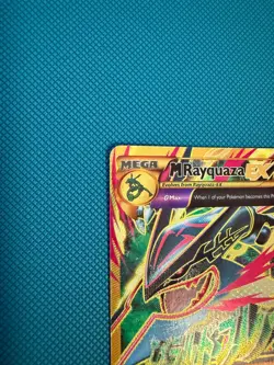 Pokemon TCG M Rayquaza EX Shiny Full Art Holo Card XY-Ancient Origins 98/98 NM - Image 2