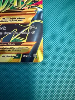 Pokemon TCG M Rayquaza EX Shiny Full Art Holo Card XY-Ancient Origins 98/98 NM - Image 4