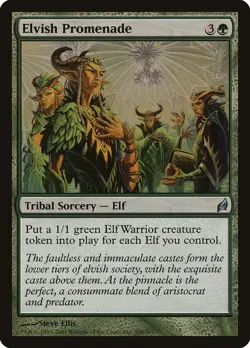 Elvish Promenade Lorwyn HEAVILY PLD Green Uncommon MAGIC GATHERING CARD ABUGames - Image 1