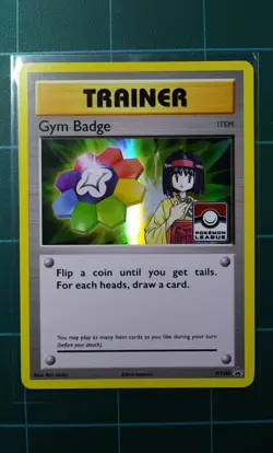 Pokemon Card XY Evolutions Promo XY206 Gym Badge Erika Holo League Promo NM - Image 1
