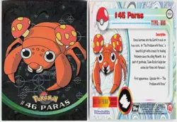 Paras Foil #46 Topps Trading Cards Series 1 Pokemon NM - Image 1