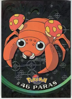 Paras Foil #46 Topps Trading Cards Series 1 Pokemon NM - Image 2