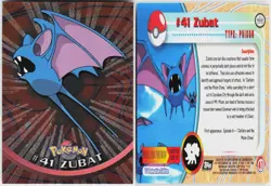 Zubat Foil #41 Topps Trading Cards Series 1 Pokemon NM - Image 1