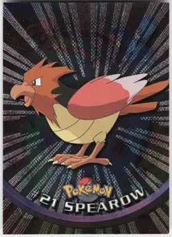 Spearow Foil #21 Topps Trading Cards Series 1 Pokemon NM - Image 2