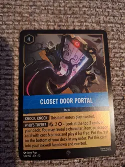 Disney Lorcana Closet Door Portal - Attack of the Vine! 170/207 Nm - Image 1