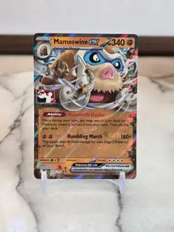 Pokemon TCG Mamoswine ex 079/159 Prize Pack Series Cards Holo NM - Image 1