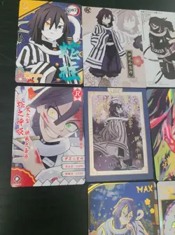 Obanai Iguro Demon Slayer Mixed Card Lot of 10 CCG Anime Manga Cards - Image 2