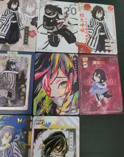 Obanai Iguro Demon Slayer Mixed Card Lot of 10 CCG Anime Manga Cards - Image 3