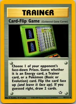 Card-Flip Game (Goldenrod Game Corner) Uncommon Neo Genesis 092/111 NM - Image 1