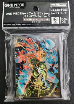ONE PIECE Card Game Official Card Sleeve Limited Edition Vol. 3 Rob Lucci - Image 1
