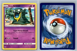 Alolan Grimer 57/149 Common SM Base Set Pokemon Card Lightly Played - Image 3