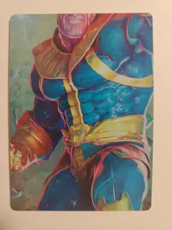Thanos, the Mad Titan Art Card 5 / 9 Art Series: Marvel Super Heroes Regular - Image 1