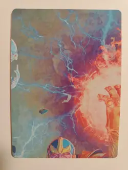 Thanos, the Mad Titan Art Card 2 / 9 Marvel Super Heroes Art Series Near Mint - Image 1