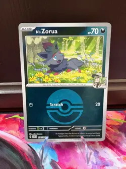 [BALL] N's Zorua 136/217 - Pokemon ME03: Ascending Heroes - Reverse Holo - NM - Image 1