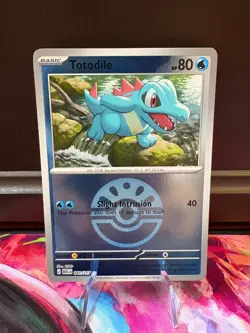 [BALL] Totodile 041/217 - Pokemon ME03: Ascending Heroes - Reverse Holo - NM - Image 1