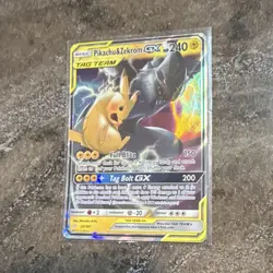 Pokemon TCG Pikachu & Zekrom GX 33/181 SM Team Up TAG TEAM GX Holo ENG - Image 1