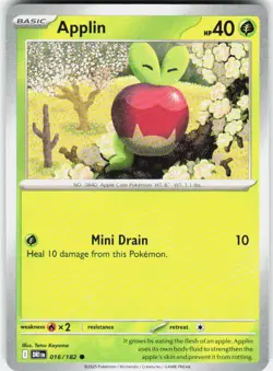 Applin 016/182 Common Destined Rivals Pokemon Near Mint - Image 1