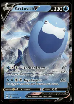 Arctovish V 048/203 Holo V Rare Evolving Skies Pokemon Near Mint - Image 1