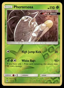 Pheromosa 11/131 Rare Forbidden Light Pokemon Reverse Holo Lightly Played - Image 1