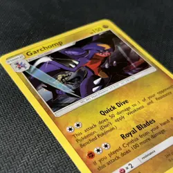 Garchomp 99/156 Shatter Glass Holo Ultra Prism Sun & Moon Pokemon Card - Image 2