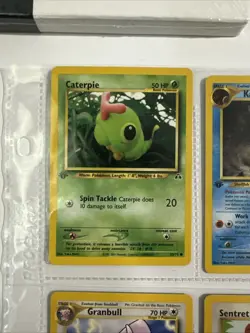 Pokemon 1st Edition Card Lot Vintage WOTC Collection + Game Art Folio - Image 2
