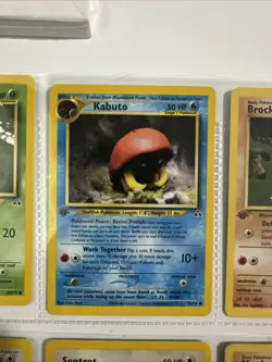 Pokemon 1st Edition Card Lot Vintage WOTC Collection + Game Art Folio - Image 3